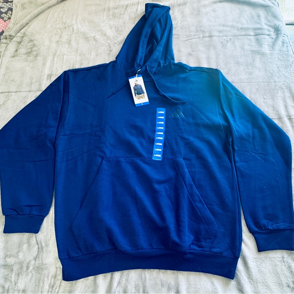 adidas Blue Lightweight Hoodie